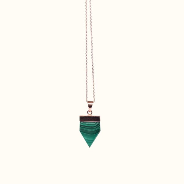 Spartan pendant in malacite