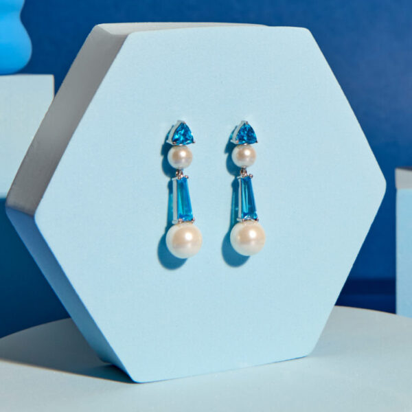Prism Azure Earrings