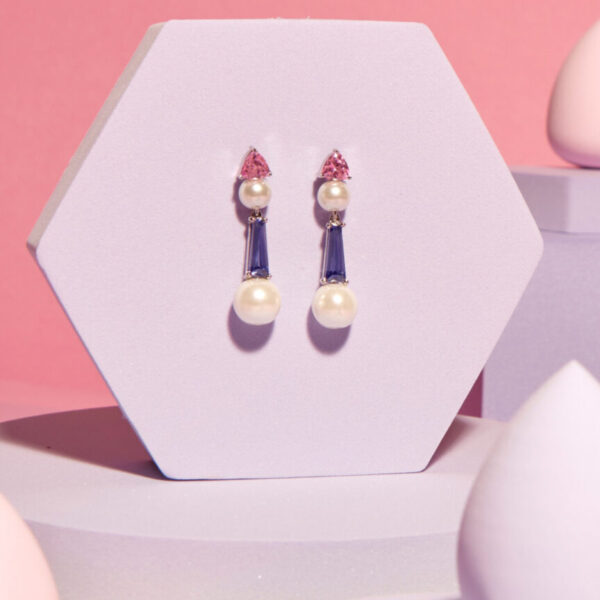 Prism orchid Earrings